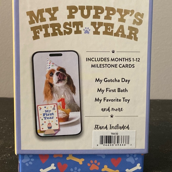 Puppy Milestone Cards + Foldable Food Bag 🐾 - Picture 5 of 10